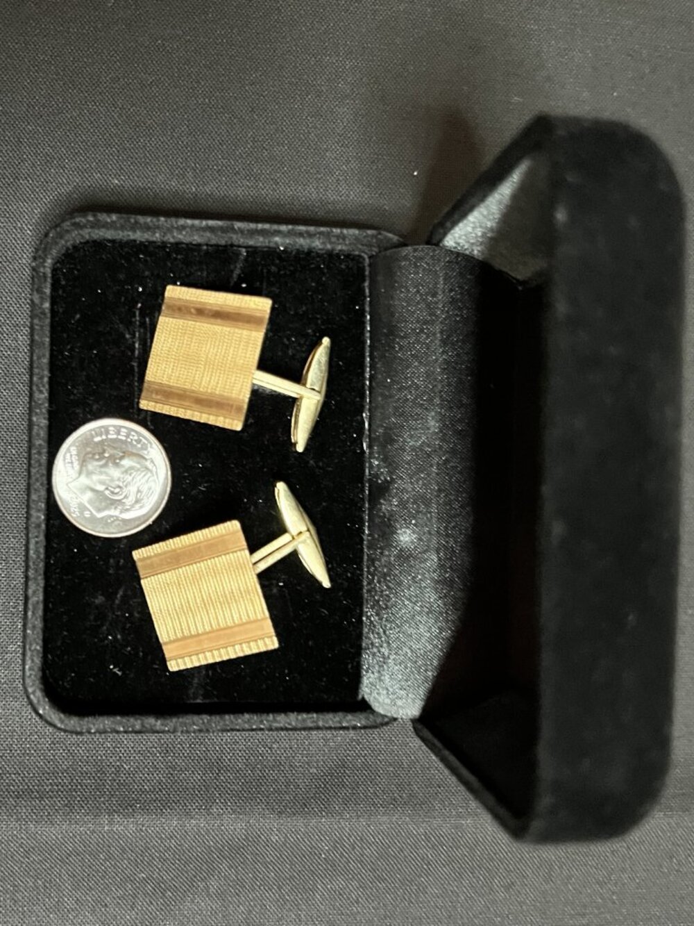 Vintage 14K Italian Cufflinks - Picture 6 of 6